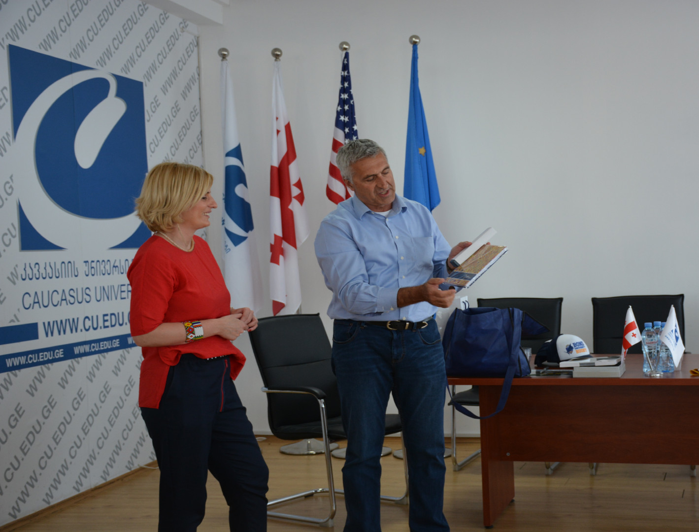 ავსტრალიისს რაგბის ახალგაზრდული ნაკრების ვიზიტი კავკასიის უნივერსიტეტში